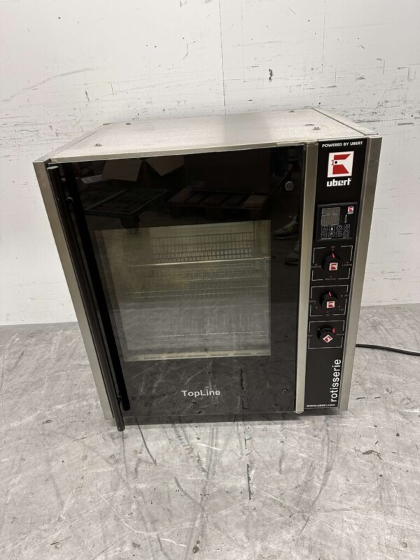 RVS Ubert RT-403 Kippengrill Grill 3 mandjes Bj. 2021 400V Horeca