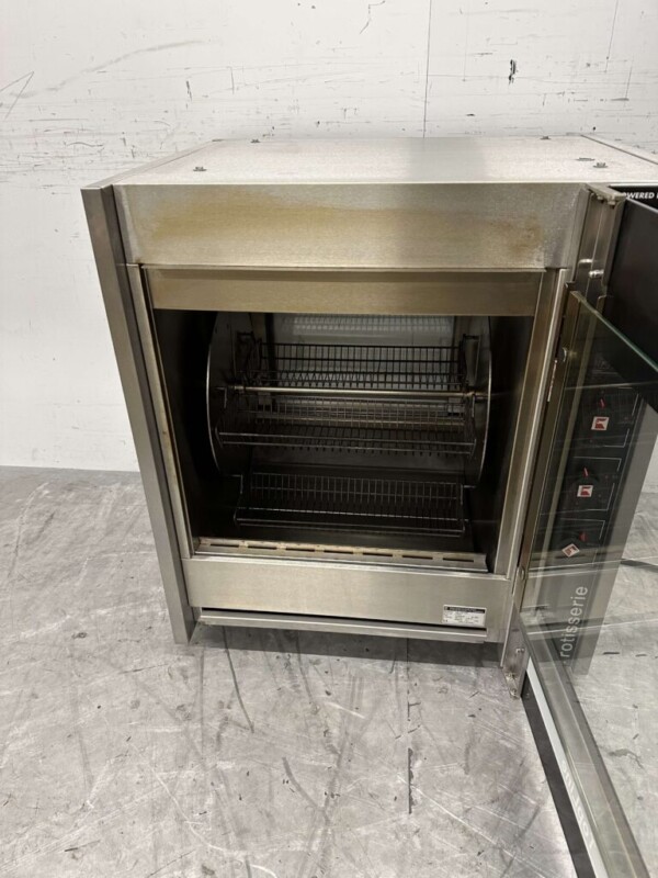 RVS Ubert RT-403 Kippengrill Grill 3 mandjes Bj. 2021 400V Horeca - Afbeelding 4