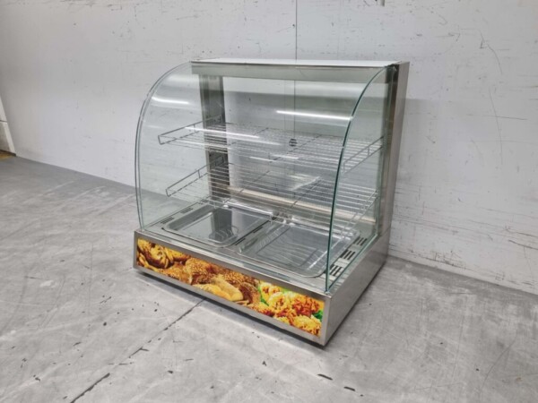 RVS Warmhoudvitrine 66 cm 230V Horeca - Afbeelding 2