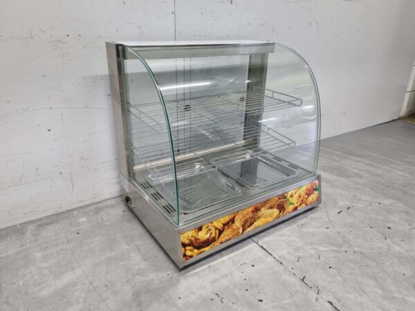RVS Warmhoudvitrine 66 cm 230V Horeca - Afbeelding 3