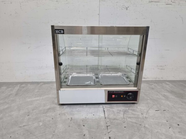 RVS Warmhoudvitrine 66 cm 230V Horeca - Afbeelding 4
