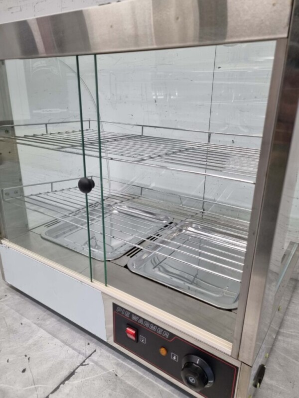 RVS Warmhoudvitrine 66 cm 230V Horeca - Afbeelding 6