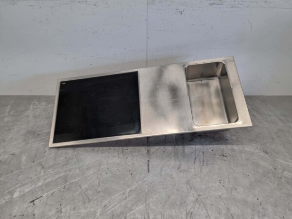 RVS Rieber Warmhoudplaat met bain marie 1/1 GN 230V 144 cm Horeca