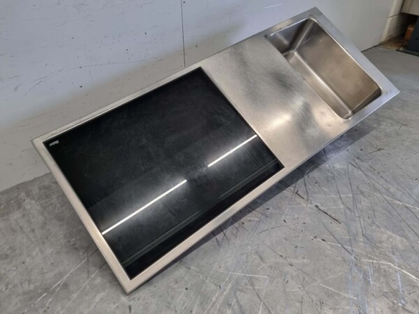 RVS Rieber Warmhoudplaat met bain marie 1/1 GN 230V 144 cm Horeca - Afbeelding 3
