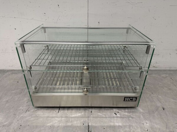 RVS Warmhoudvitrine 50 liter 55,4 cm 230V Horeca
