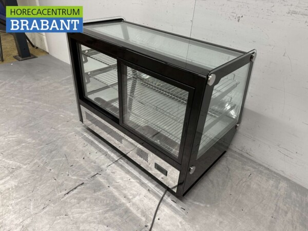 Luxe koelvitrine Gebaksvitrine 160 liter 230V Horeca - Afbeelding 6