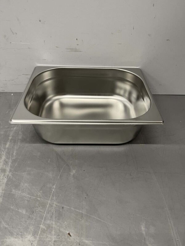 RVS Gastronorm bak GN bak 1/2 Diepte 100 mm Horeca