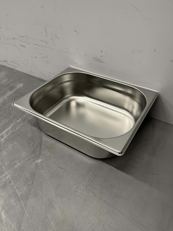 RVS Gastronorm bak GN bak 1/2 Diepte 100 mm Horeca - Afbeelding 2