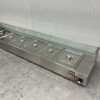 RVS Bain marie 6 x 1/2 GN 175 cm 230V Horeca - Afbeelding 2