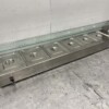 RVS Bain marie 6 x 1/2 GN 175 cm 230V Horeca - Afbeelding 3