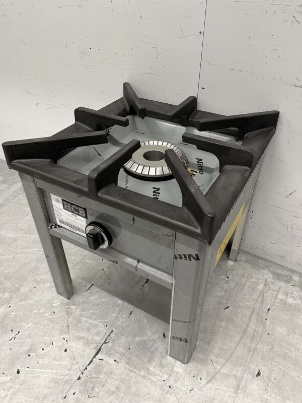 RVS Hokker Wokbrander Wok 6,5 kW Horeca - Afbeelding 2