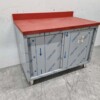 RVS Polyethylene PE Werkkast Kast Snijtafel 2 schuifdeuren 120 cm Horeca Slagerij - Afbeelding 3