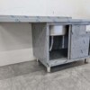 RVS Spoeltafel dubbele spoelbakken Premium-line 2 schuifdeuren 160 cm Horeca - Afbeelding 6