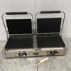 HCB RVS Dubbele Contactgrill Paninigrill Grill XXL Ribbel 230V Horeca - Afbeelding 6