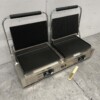 HCB RVS Dubbele Contactgrill Paninigrill Grill XXL Ribbel 230V Horeca - Afbeelding 5