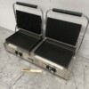 HCB RVS Dubbele Contactgrill Paninigrill Grill XXL Ribbel 230V Horeca - Afbeelding 4