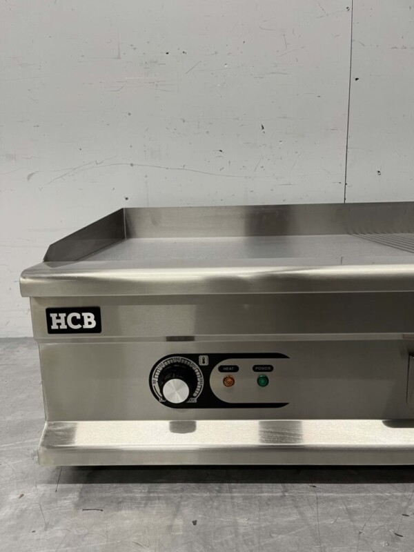 RVS Bakplaat Grillplaat 1/2 Geribbelde bakplaat 100 cm 400V Horeca - Afbeelding 4
