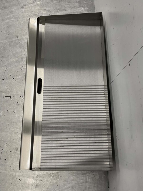 RVS Bakplaat Grillplaat 1/2 Geribbelde bakplaat 100 cm 400V Horeca - Afbeelding 5
