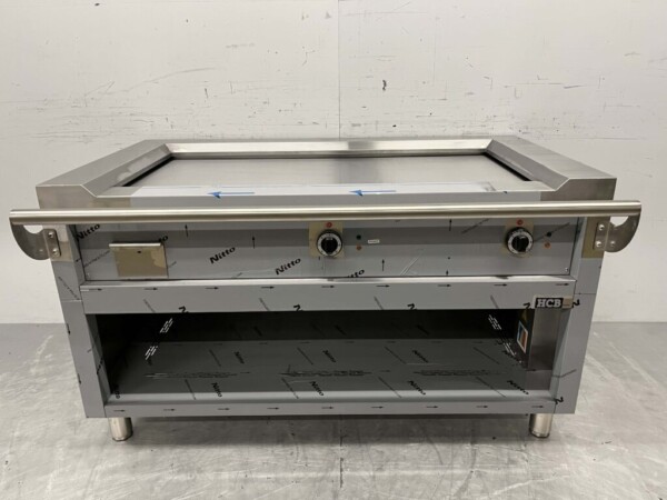 RVS Teppanyaki grill bakplaat grillplaat Premium-line 144 cm 400V Horeca