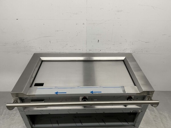 RVS Teppanyaki grill bakplaat grillplaat Premium-line 144 cm 400V Horeca - Afbeelding 2