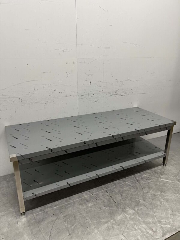 RVS Werktafel Tafel Premium-line 180 x 70 x 60 cm Horeca - Afbeelding 3
