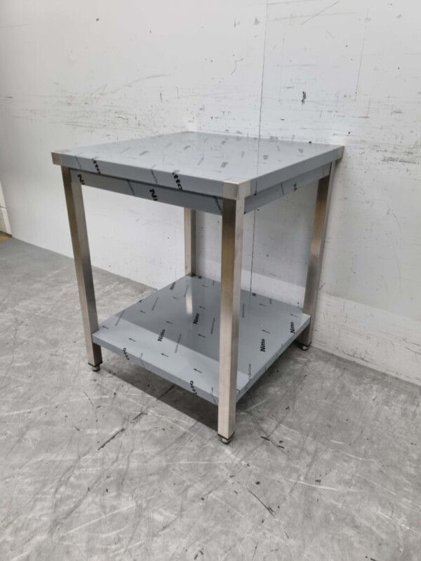 RVS Werktafel Tafel Premium-line 70 x 70 x 85 cm Horeca - Afbeelding 2