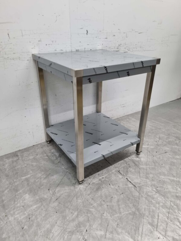 RVS Werktafel Tafel Premium-line 70 x 70 x 85 cm Horeca - Afbeelding 3