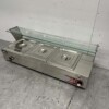 RVS Bain marie 3 x 1/2 GN 95 cm 230V Horeca - Afbeelding 2
