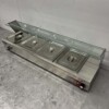 RVS Bain marie 4 x 1/2 GN 122 cm 230V Horeca - Afbeelding 2