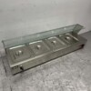 RVS Bain marie 4 x 1/2 GN 122 cm 230V Horeca - Afbeelding 3