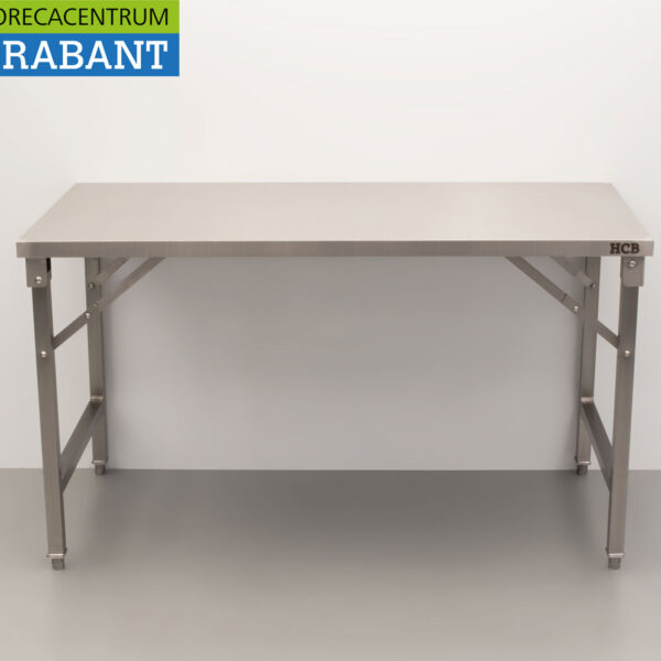 HCB RVS Inklapbare Werktafel Tafel 150 x 70 x 85 cm Horeca