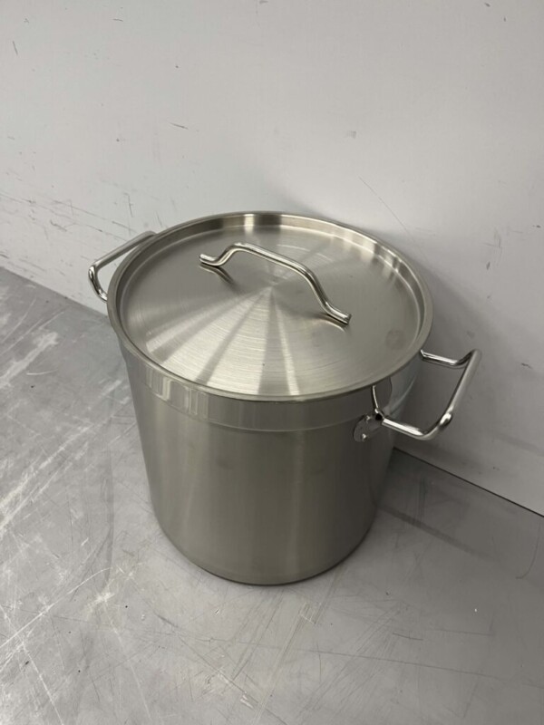 RVS Soeppan Kookpan Pan Inductie 26 x 26 cm 12 liter Horeca - Afbeelding 2