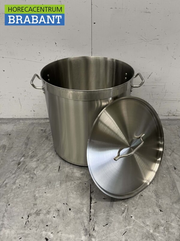 HCB RVS Soeppan Kookpan Pan Inductie 41 x 42 cm 50 liter Horeca - Afbeelding 2