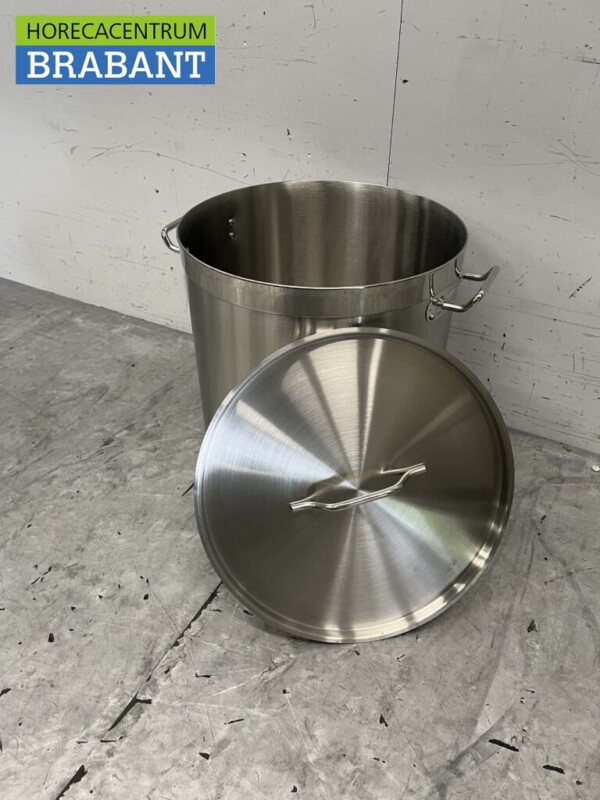 HCB RVS Soeppan Kookpan Pan Inductie 41 x 42 cm 50 liter Horeca - Afbeelding 3