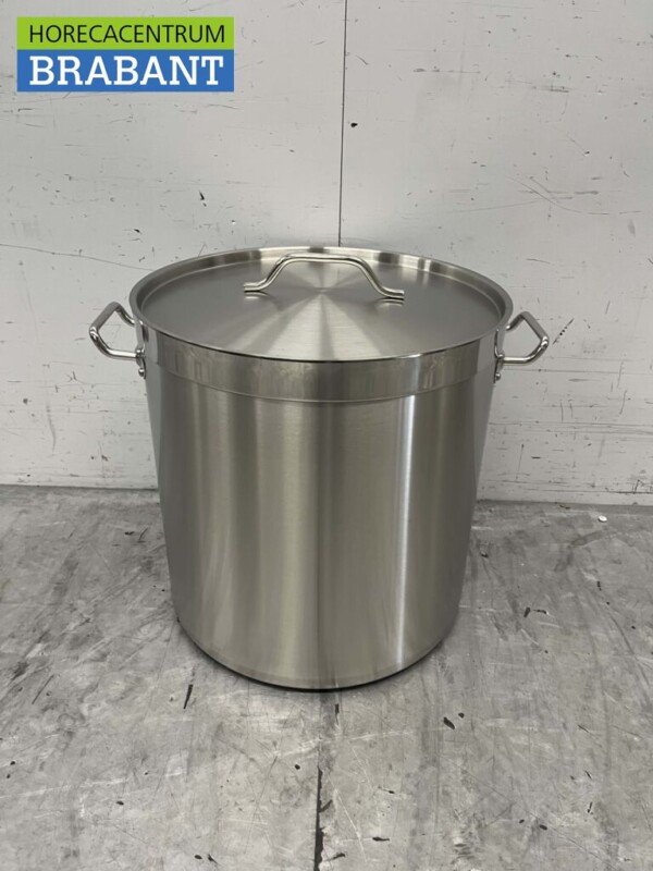 HCB RVS Soeppan Kookpan Pan Inductie 41 x 42 cm 50 liter Horeca