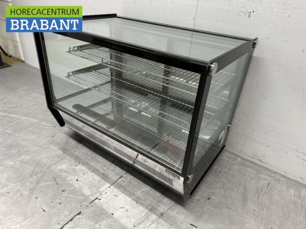 Luxe koelvitrine Gebaksvitrine 160 liter 230V Horeca - Afbeelding 2