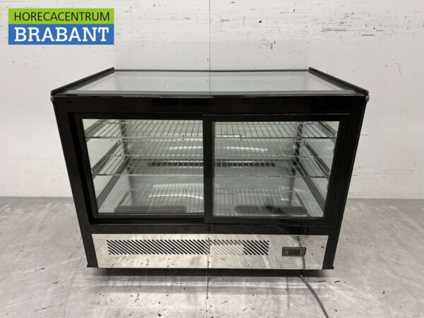 Luxe koelvitrine Gebaksvitrine 160 liter 230V Horeca - Afbeelding 5