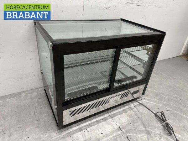Luxe koelvitrine Gebaksvitrine 160 liter 230V Horeca - Afbeelding 6
