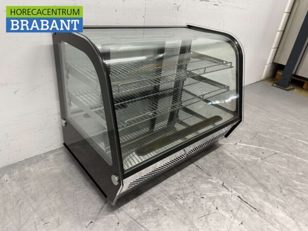 Luxe koelvitrine Gebaksvitrine 160 liter 230V Horeca - Afbeelding 2
