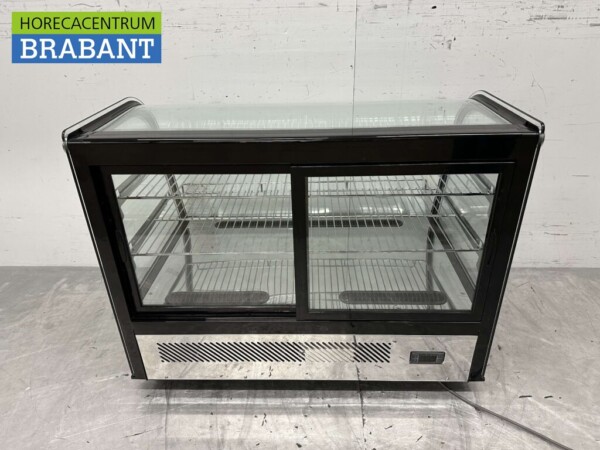 Luxe koelvitrine Gebaksvitrine 160 liter 230V Horeca - Afbeelding 5