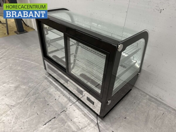 Luxe koelvitrine Gebaksvitrine 160 liter 230V Horeca - Afbeelding 6