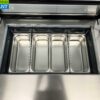 RVS Schepijsvitrine Opzet vriesvitrine 4 x 5 liter (1/3 GN) 87 cm 230V Horeca - Afbeelding 5