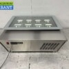 RVS Schepijsvitrine Opzet vriesvitrine 8 x 1/6 GN 80,5 230V Horeca