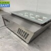 RVS Schepijsvitrine Opzet vriesvitrine 8 x 1/6 GN 80,5 230V Horeca - Afbeelding 3