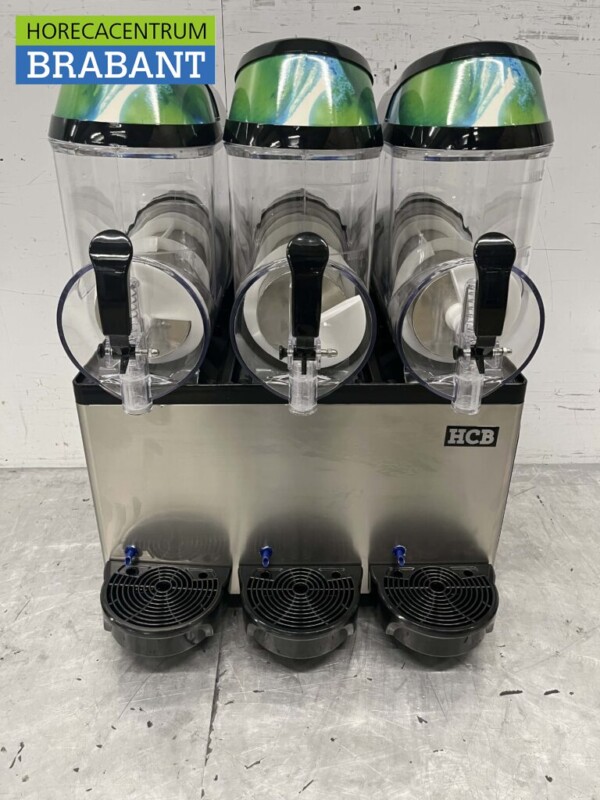 Slushmachine Granita machine 3 x 12 liter 230V Horeca