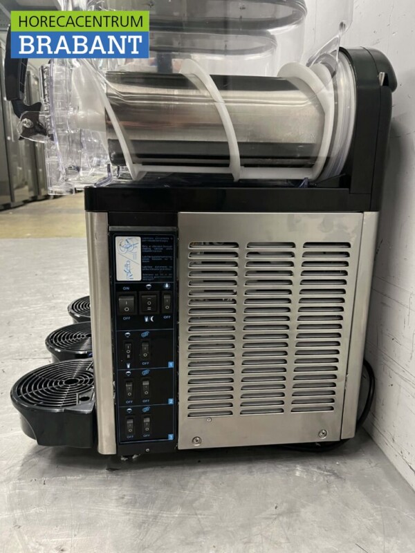 Slushmachine Granita machine 3 x 12 liter 230V Horeca - Afbeelding 3