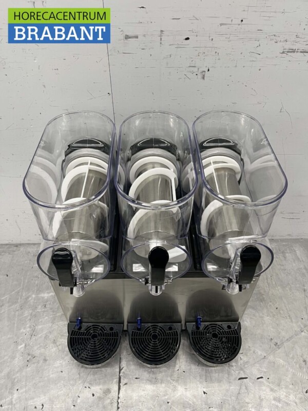 Slushmachine Granita machine 3 x 12 liter 230V Horeca - Afbeelding 4