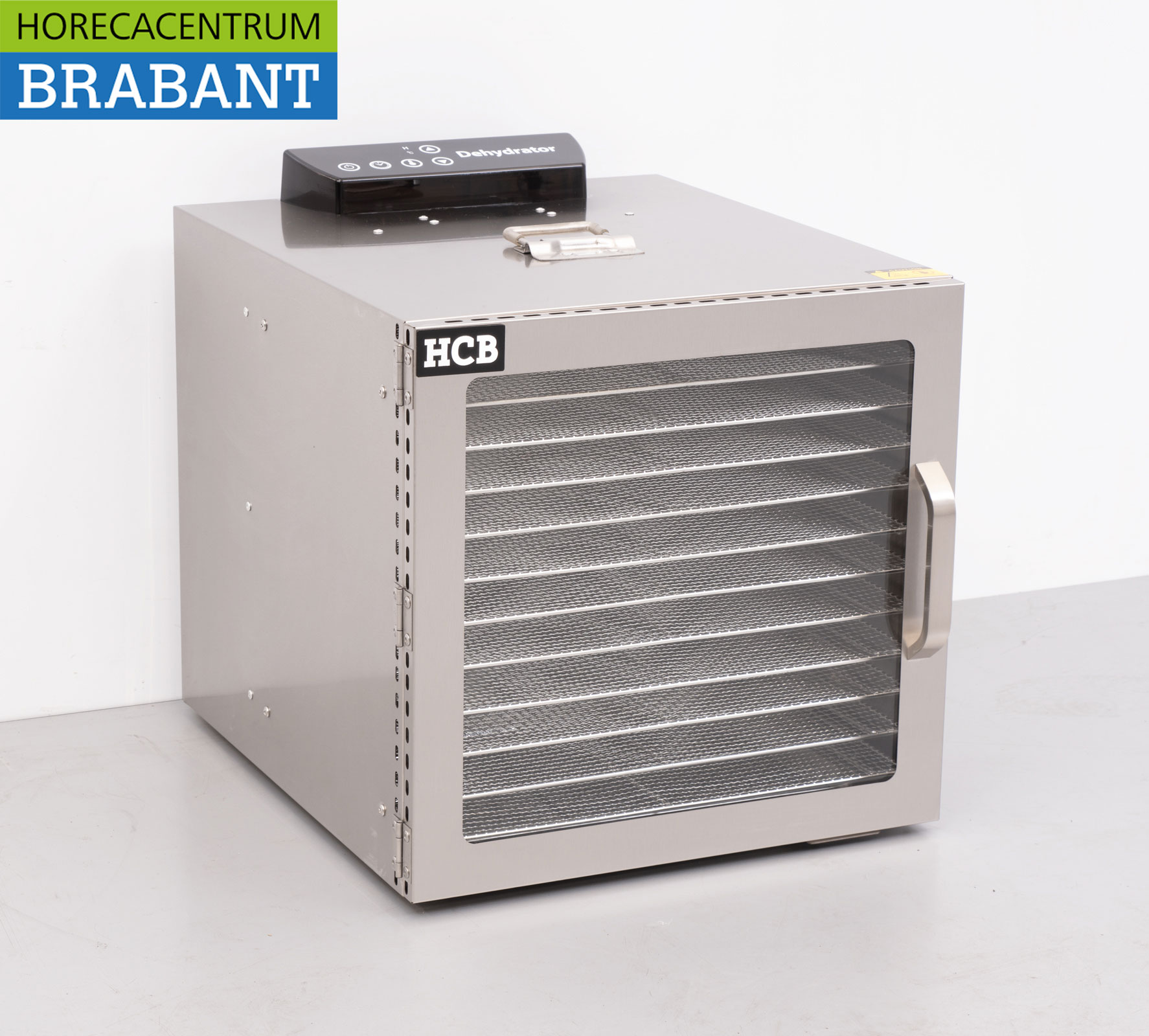 HCB RVS Voedseldroger Droogautomaat Fruitdroger 12 rekken 230V Horeca - Afbeelding 3
