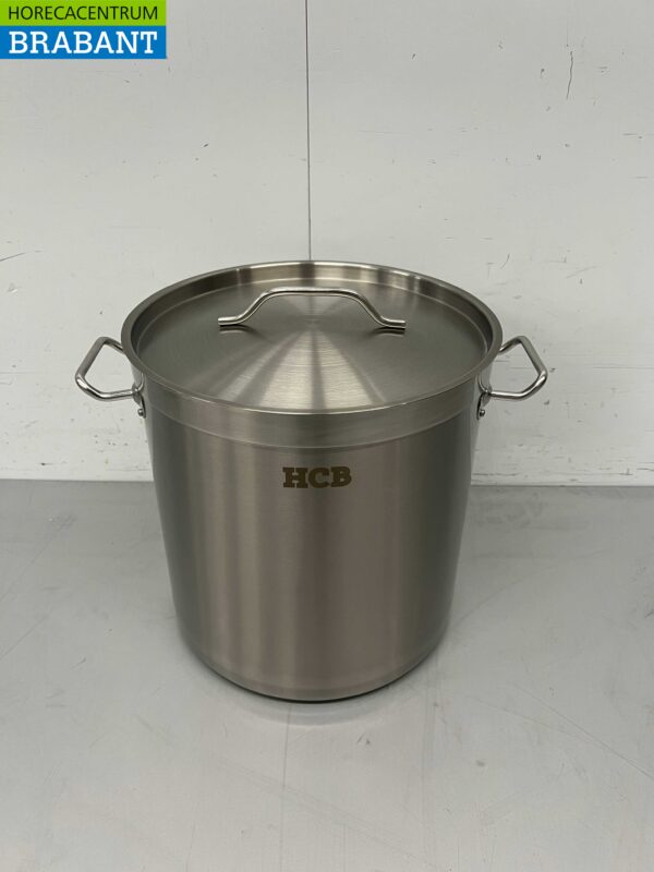 RVS HCB Soeppan Kookpan Pan Inductie 30,5 x 31,5 cm 21 liter Horeca