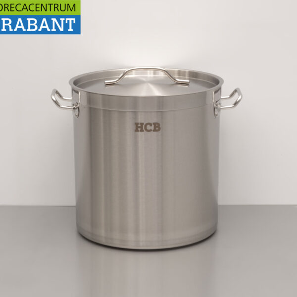 HCB RVS Soeppan Kookpan Pan Inductie 30,5 x 31,5 cm 21 liter Horeca